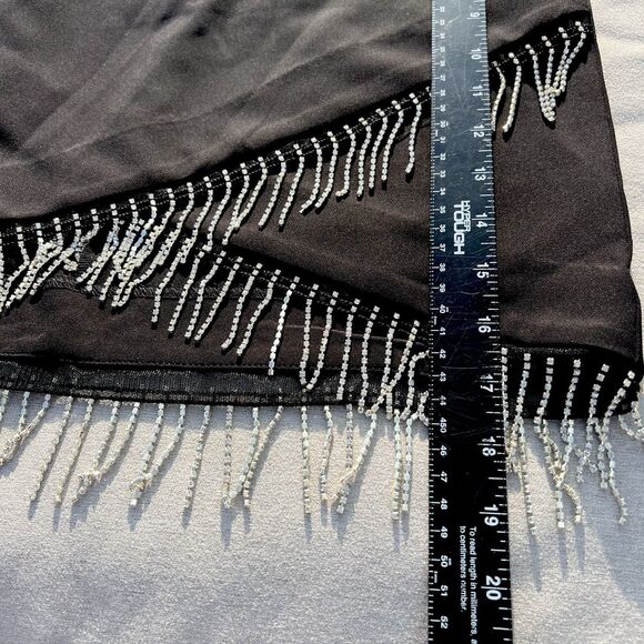 HOUSE OF HARLOW 1960 RHINESTONE FRINGE BLAZER JACKET & MINI SKIRT SET NWT XS - Picture 13 of 16